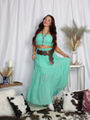 Leave Her Wild Maxi Skirt Set, Light Green