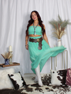 Leave Her Wild Maxi Skirt Set, Light Green