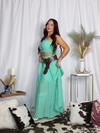 Leave Her Wild Maxi Skirt Set, Light Green