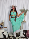 Leave Her Wild Maxi Skirt Set, Light Green