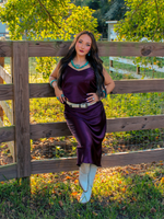 Good Taste Satin Top, Dark Cherry