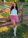 Bubbly Strapless Bubble Hem Top, White