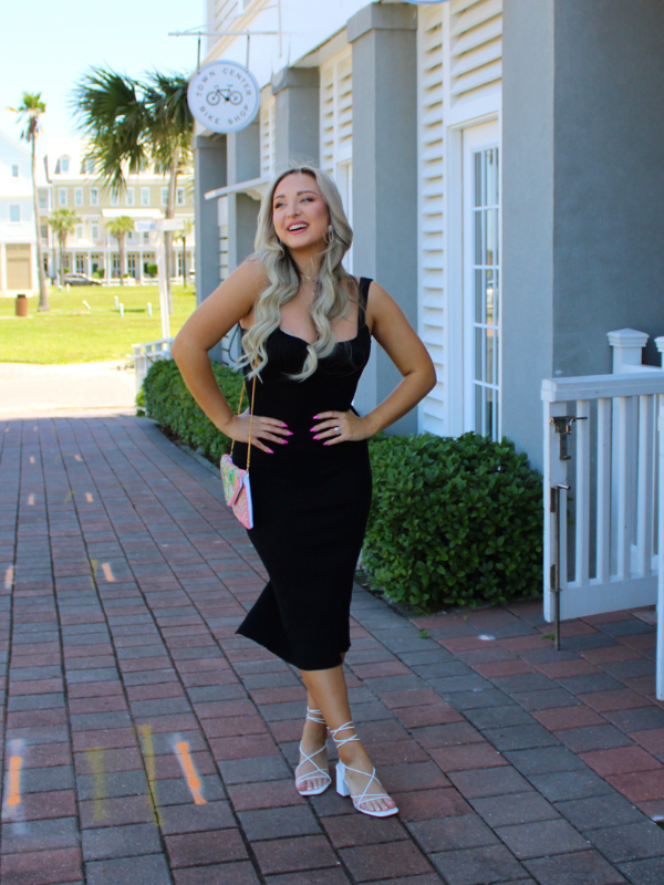 Cabo Nights Knit Sleeveless Bodycon Dress, Black Reesey B's Boutique Cabo Nights Knit Sleeveless Bodycon Dress, Black Reesey B's Boutique