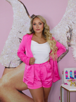 Barbie Business Boyfriend Blazer Front Pockets, Pink