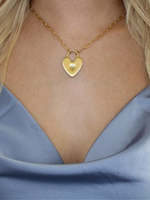 Heart of Gold Necklace, Gold